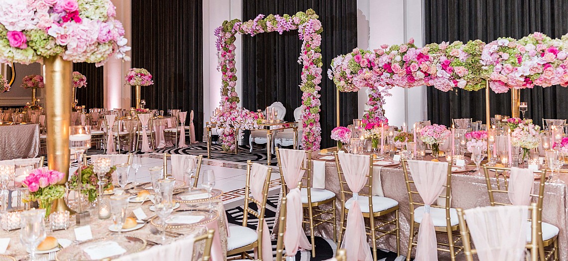 Posh Pink Wedding