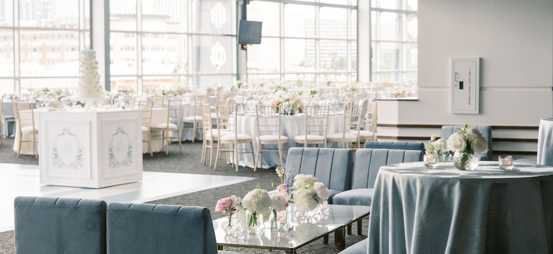 Blue Bliss: A Spectacular Wedding at Acrisure Stadium