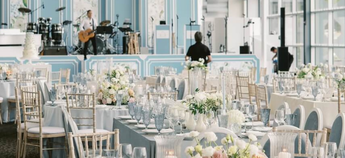 Blue Bliss: A Spectacular Wedding at Acrisure Stadium