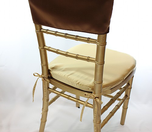 Driftwood Brown Lamour Chiavari Bikini Chair Cap