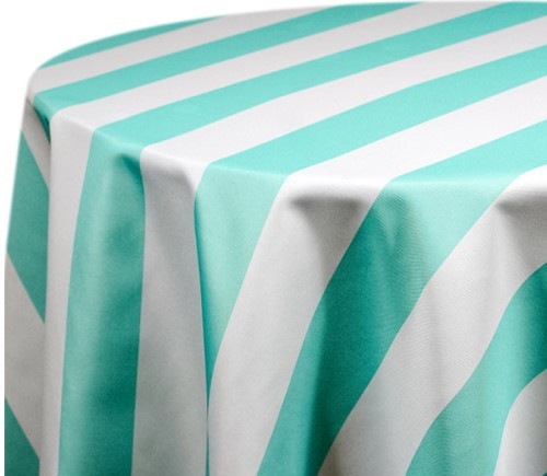 Aqua Formal Stripe