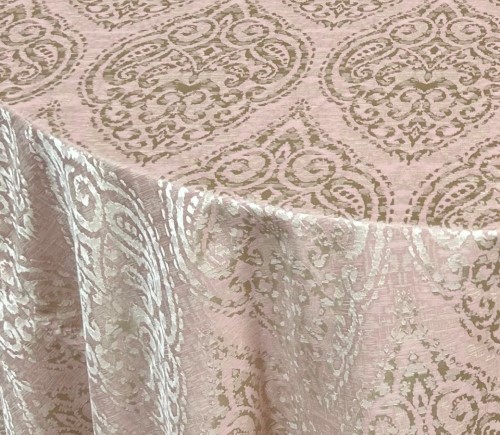 Blush Distressed Damask