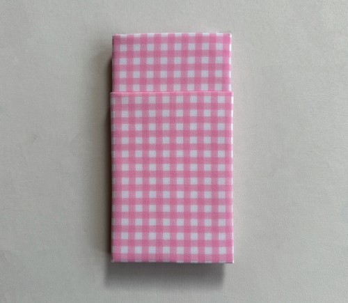 Pink Gingham Cotton Napkin