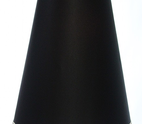 Black Lamour cone with Ivory Trim