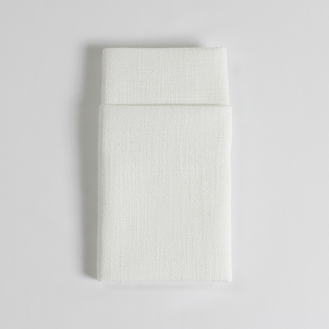 Dozen Panama Faux Linen Napkins